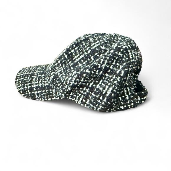 YSL SAINT LAURENT TWEED WOOL BLEND LOGO BASEBALL CAP HAT 56/SMALL - Picture 3 of 11